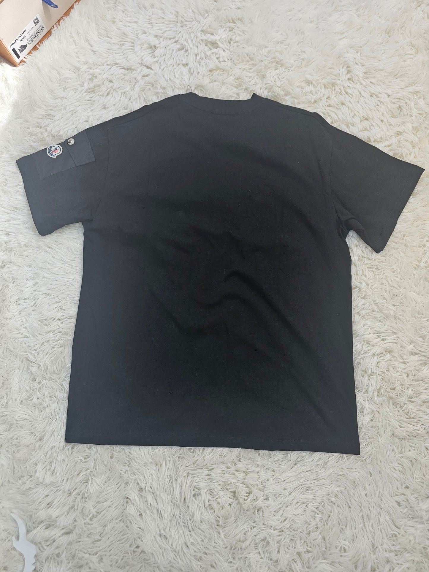 Mon Black Oversized Logo T-Shirt