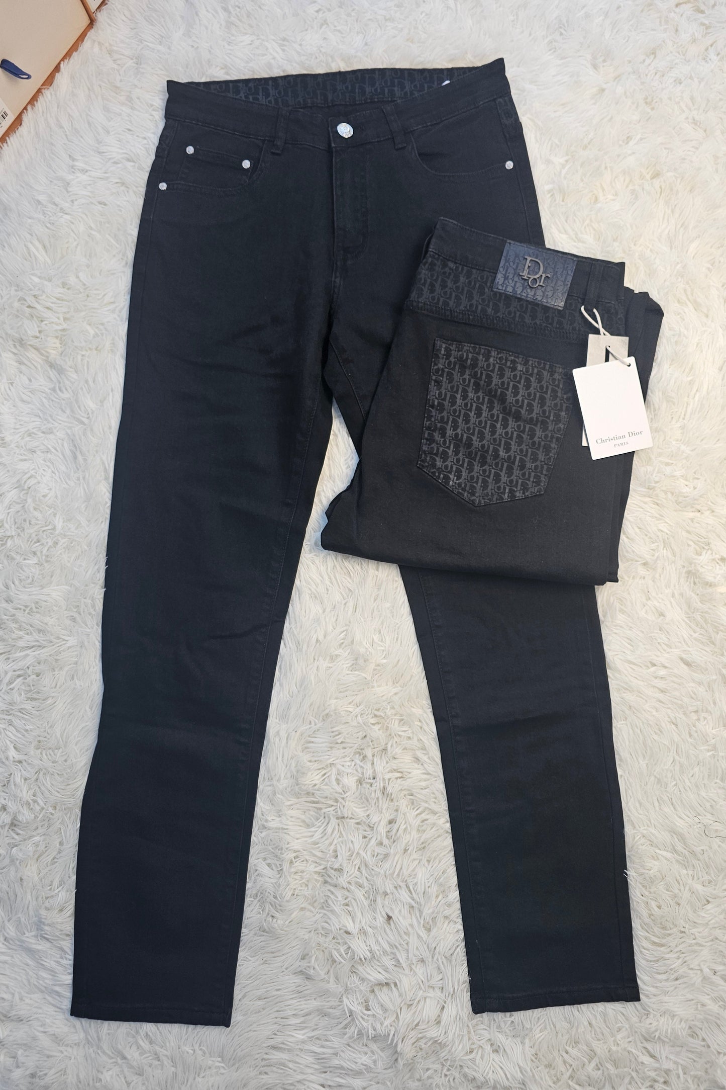 Dor Black Back Logo Jeans