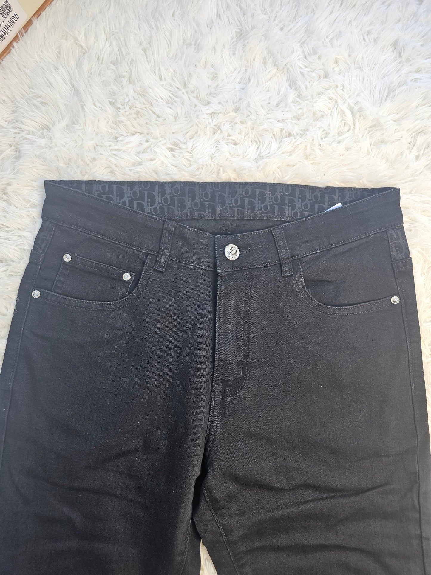 Dor Black Back Logo Jeans