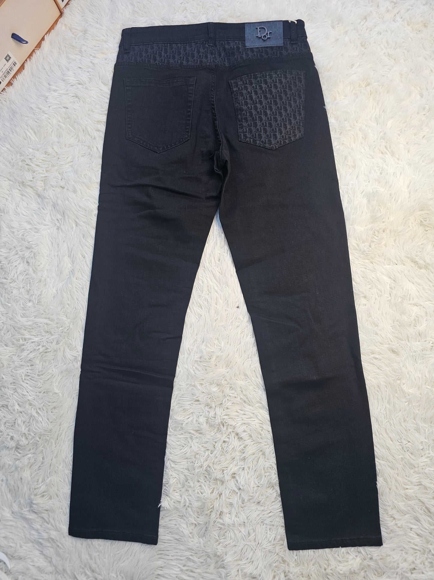 Dor Black Back Logo Jeans