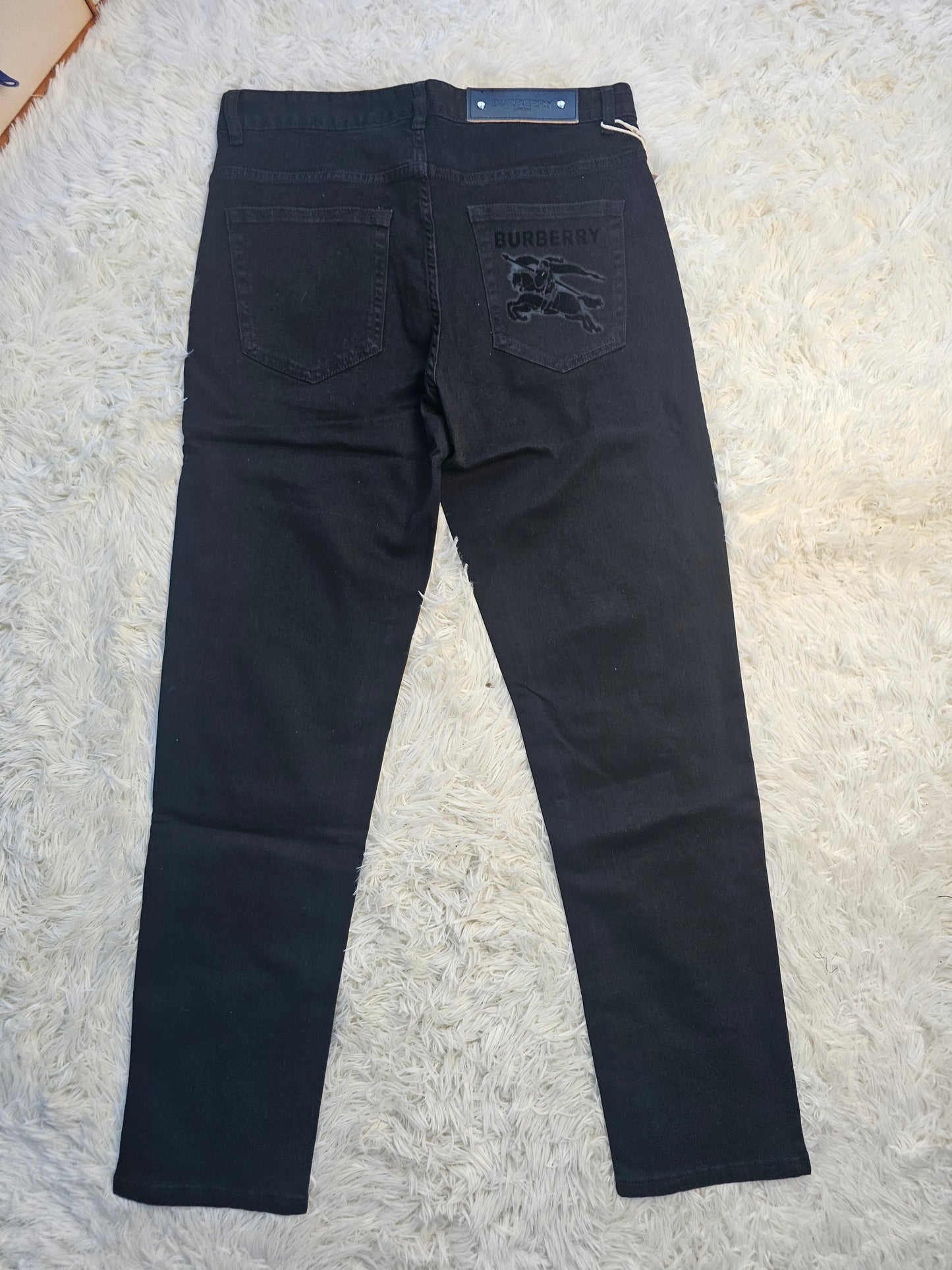 Burb Black Back Logo Jeans