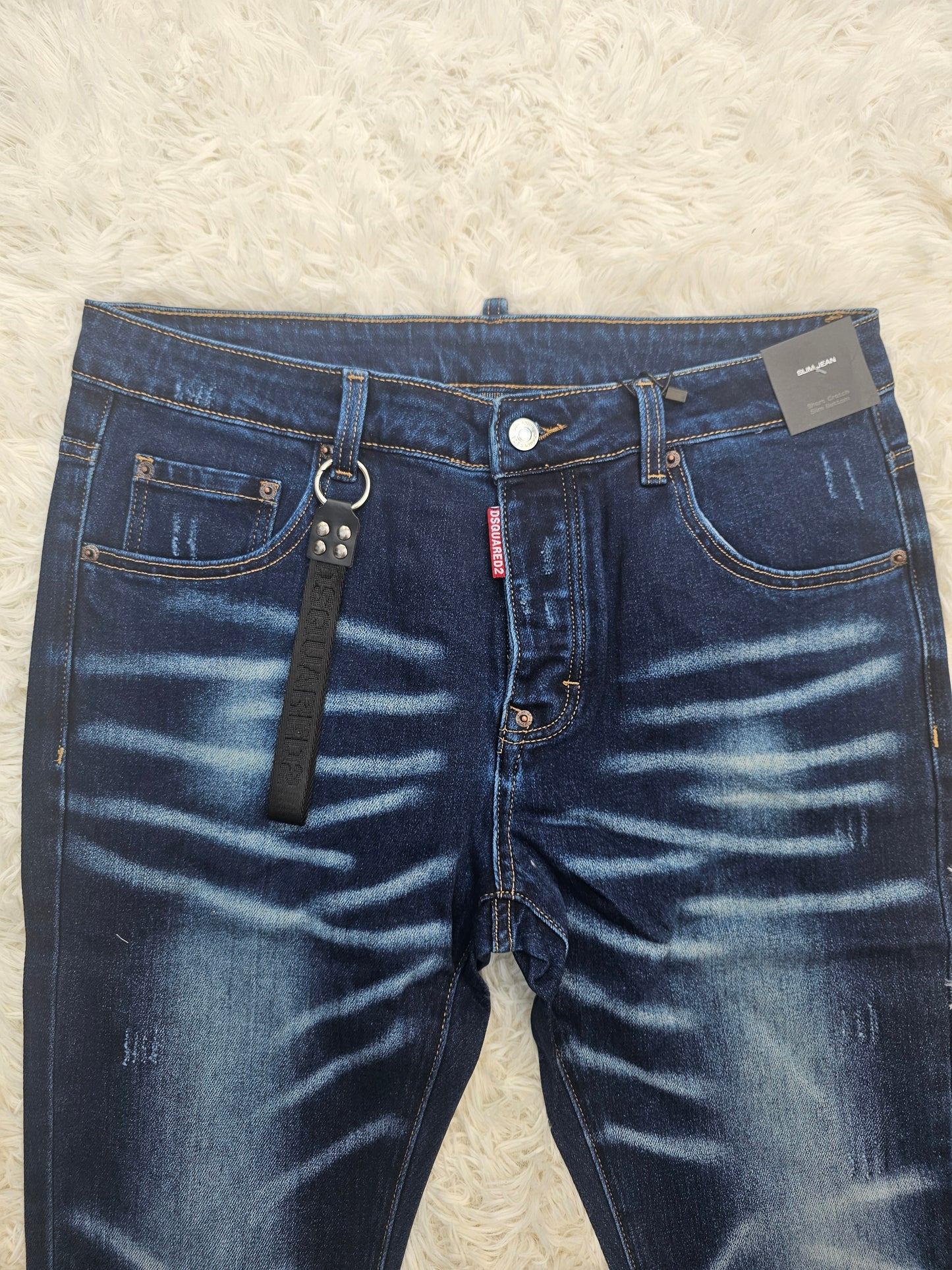 Dsquar Blue Back Tag Jeans
