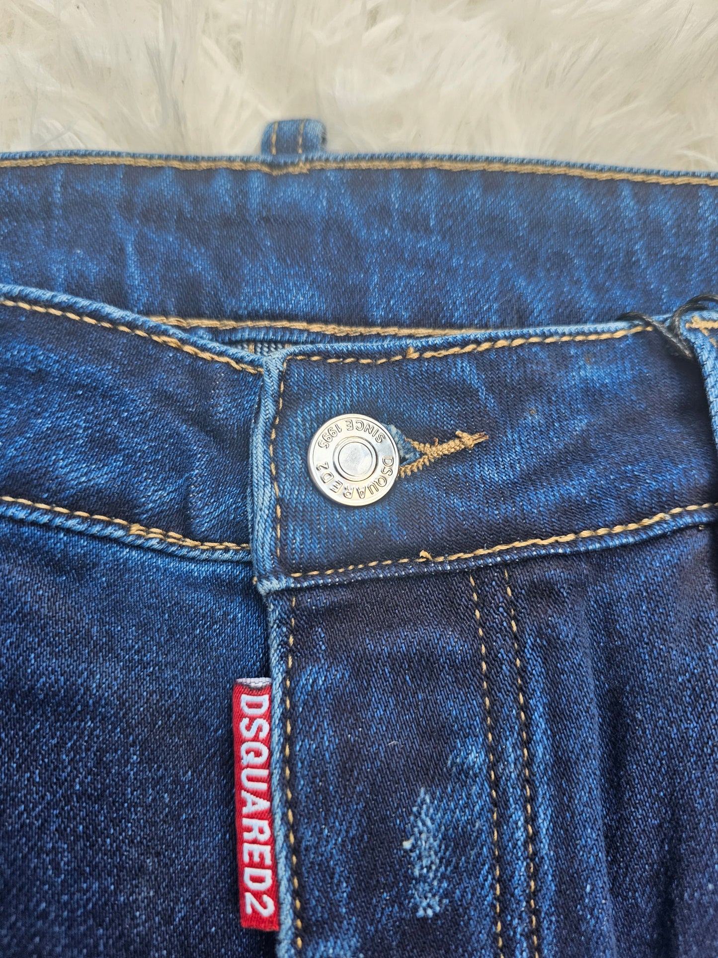 Dsquar Blue Back Tag Jeans
