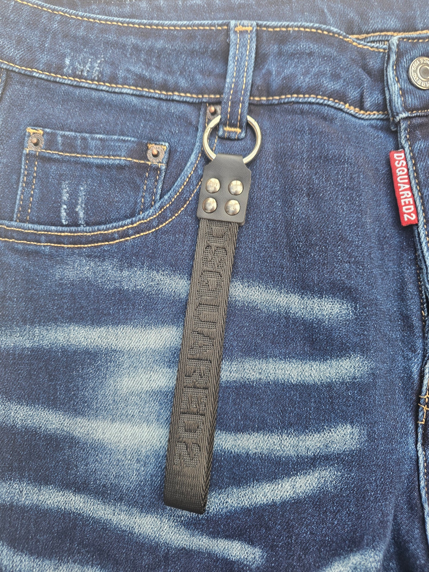 Dsquar Blue Back Tag Jeans