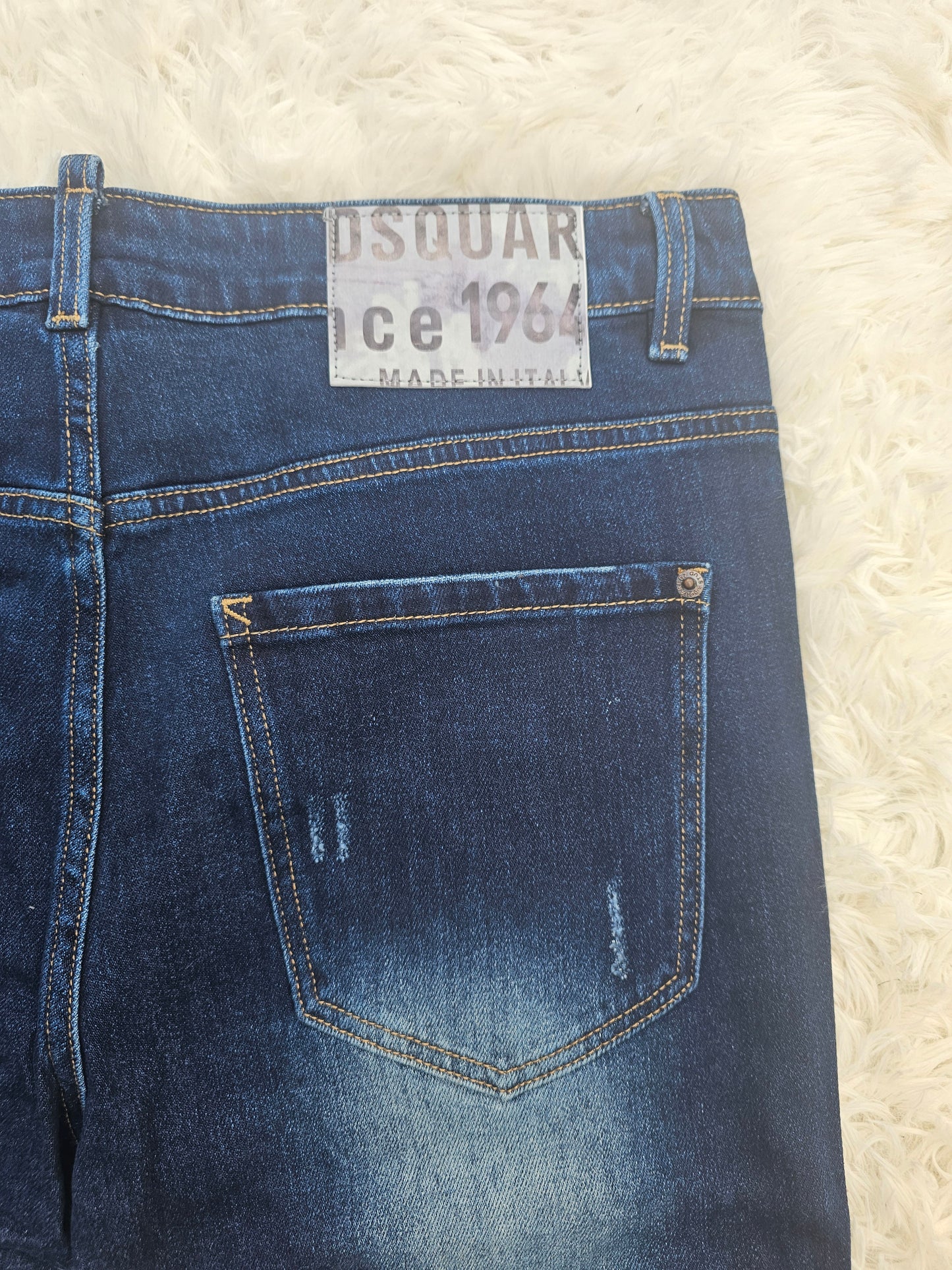 Dsquar Blue Back Tag Jeans