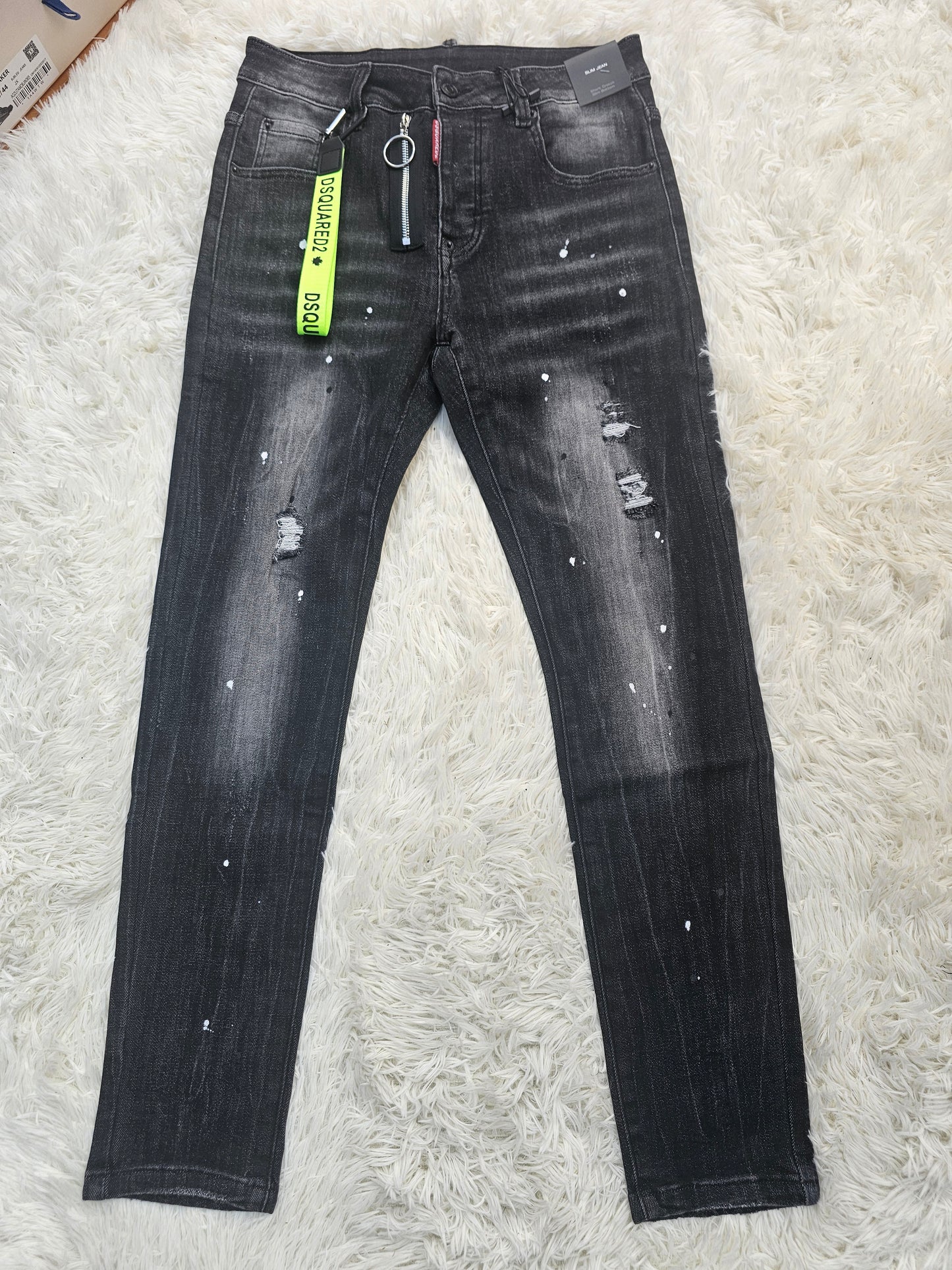 Dsquar Black Back Tag Jeans