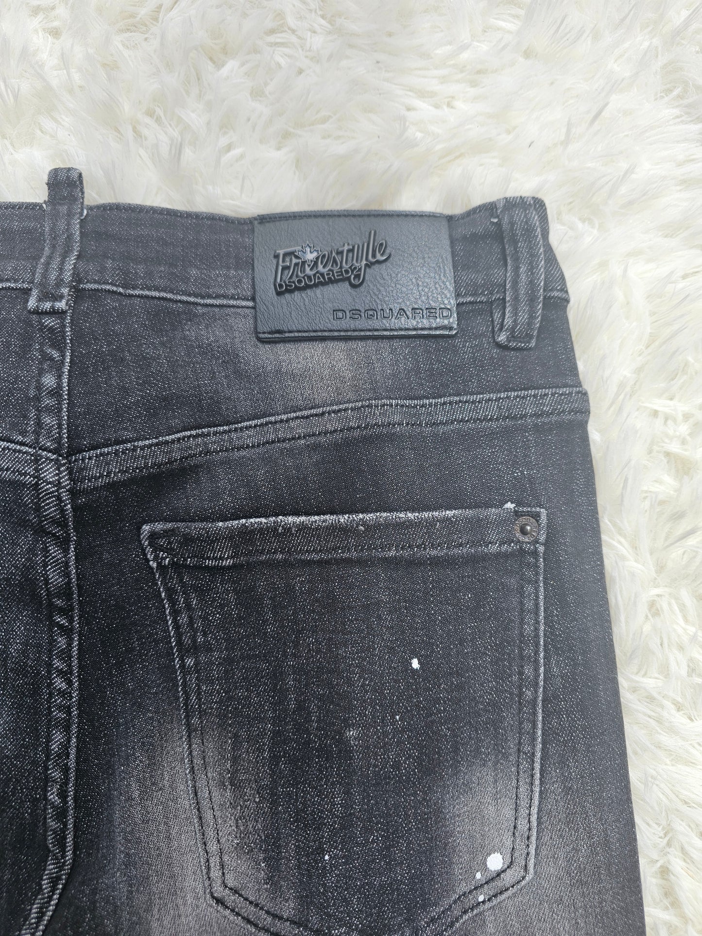 Dsquar Black Back Tag Jeans