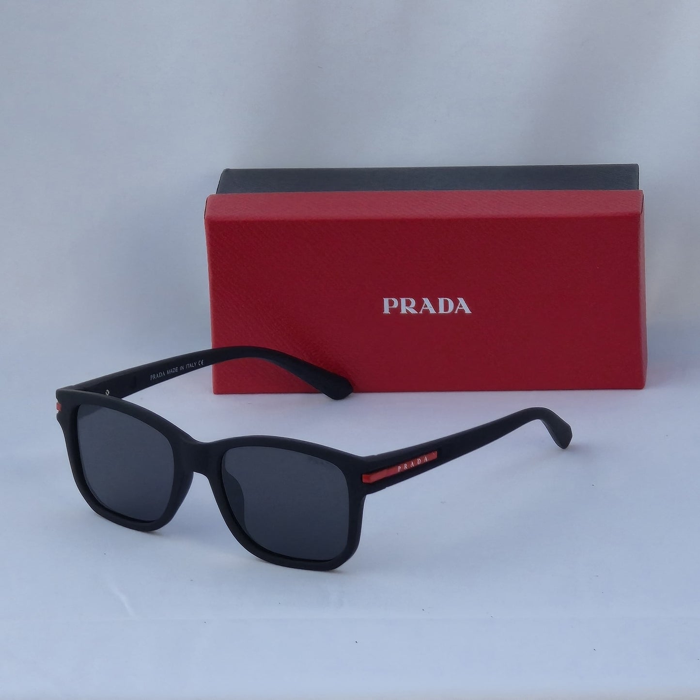 Prad Red Accent Sunglasses
