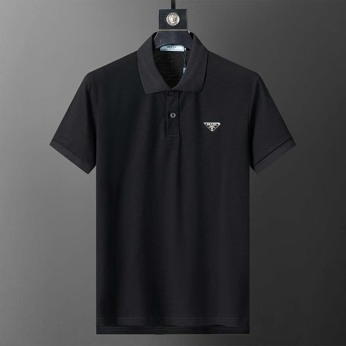 Prad Black Polo Shirt