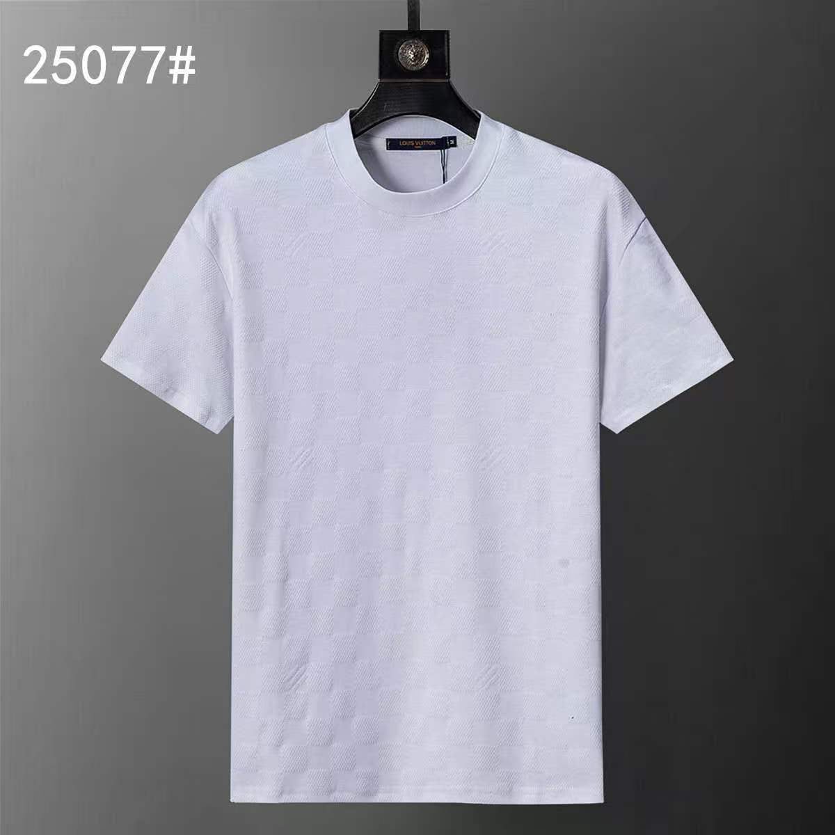 Loui White Checkered T-Shirt